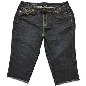 Lane Bryant jeans girlfriend crop womens size 22